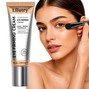 Eye Firming Cream, Temporary Eye Tightening Cream with Brush, Smooth Fine Lines, Under-Eye Bags, Dark Circles, 1.05 Floz/30ml