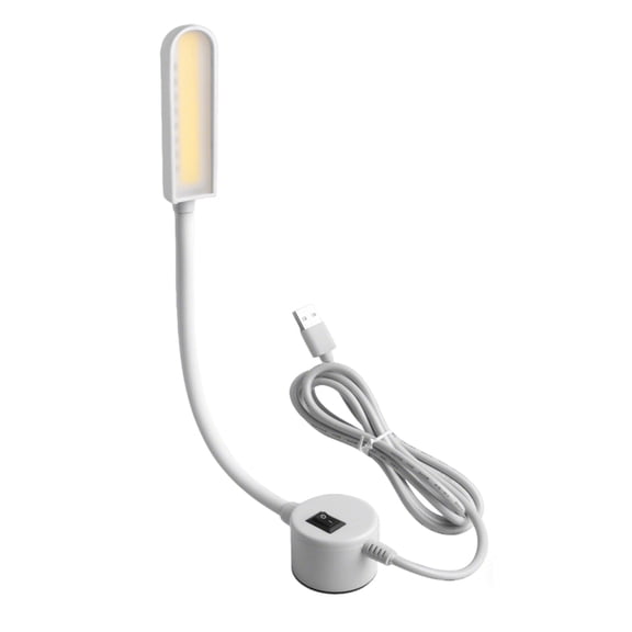 Eye Friendly Flicker Free Task LED Lights, Vibration Resilient Magnetic Sewing Lamp, Flexible Bendable USB Powered Illuminator, Universal Workshop Handcraft Reading Lighting Fixture