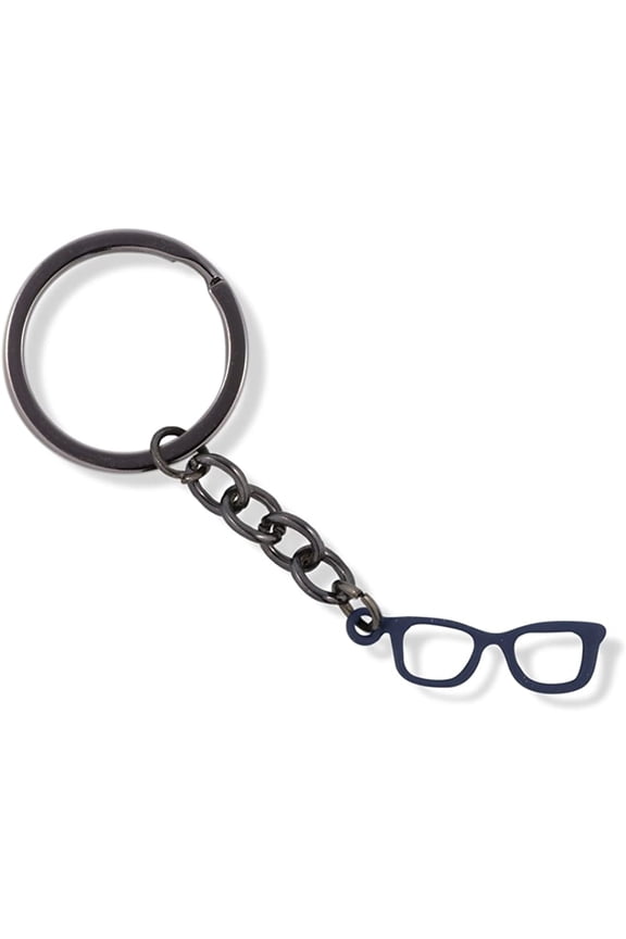 Eye Glasses Frame Charm Keychain