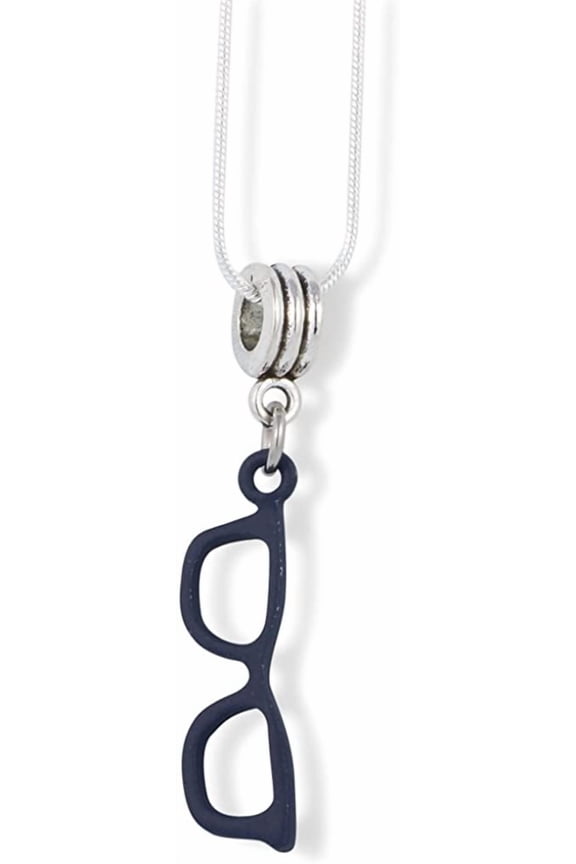 Eye Glasses Frame Charm Snake Chain Necklace