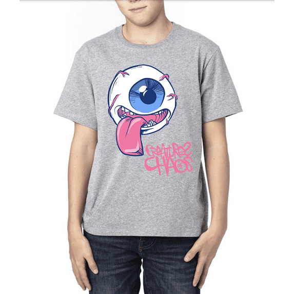 Eye Guy tee - HEATHER GREY