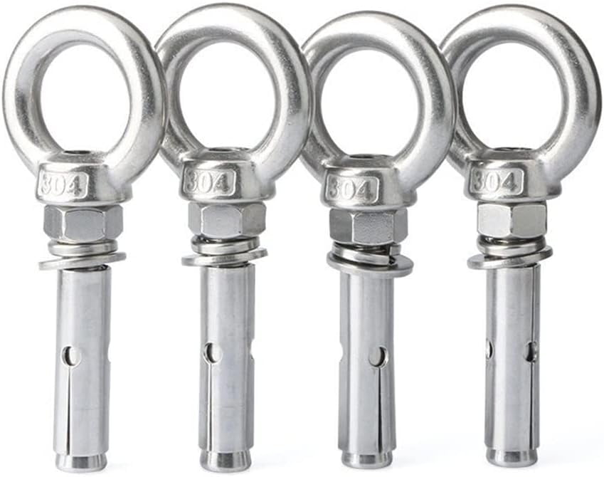 Eye Hooks 304Stainless Steel Sleeve Anchor Concrete Expansion Eye Bolt ...