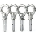 thumbnail image 1 of Eye Hooks 304Stainless Steel Sleeve Anchor Concrete Expansion Eye Bolt Installation Artifact Hook Long Universal Ring Expansion Screws Eyelet Screws (Color : 1, Dimensions : M10x150mm 1pc), 1 of 5