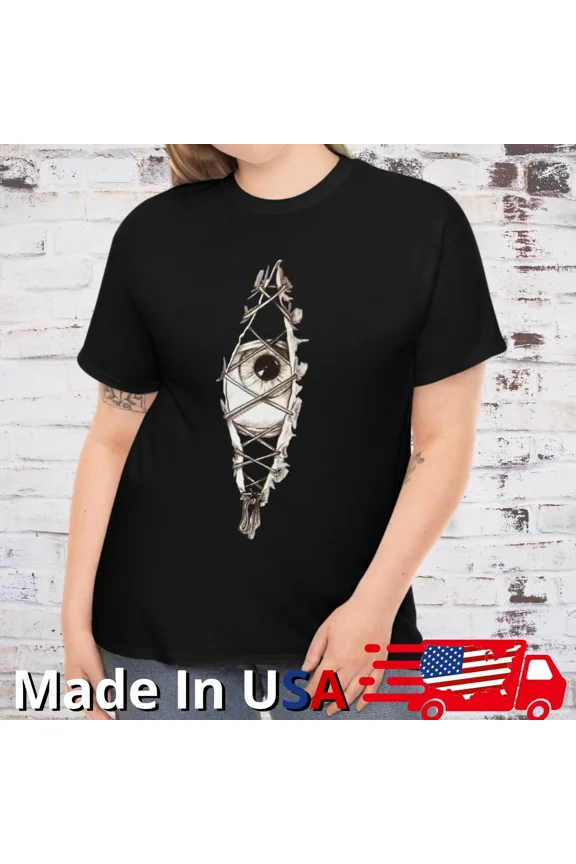 Eye Horror T Shirt Japanese Anime Manga Funny Creepy Prank