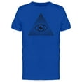 thumbnail image 1 of Eye Inside Triangle Wave Art T-Shirt Men -Image by Shutterstock, Male 4X-Large, 1 of 2