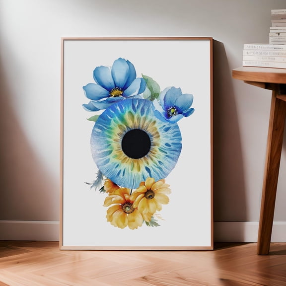 Eye Iris Wall Art Optometry Decor Ophthalmologist