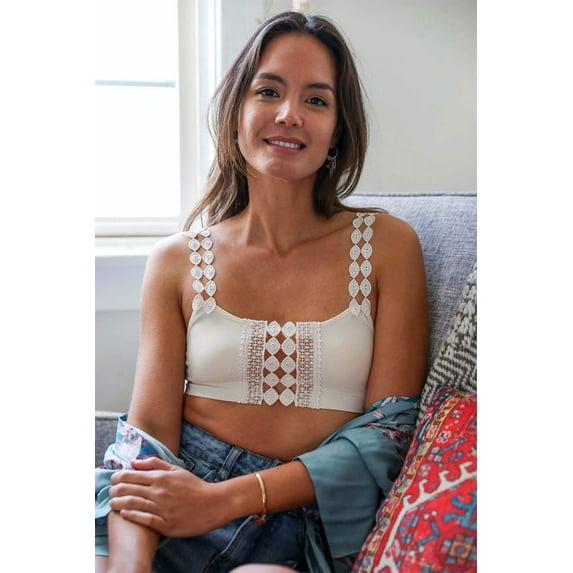 Eye Lace Applique Bralette