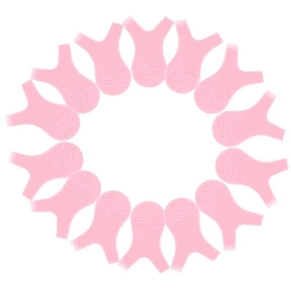 Eye Lash Comb Grafting Eyelash Brushes Salon Use Pink 4x2.2cm Lash Grooming 20Pcs