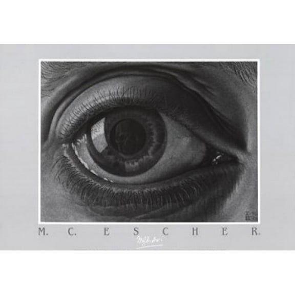 Eye - M.C. Escher Poster (28 x 20)