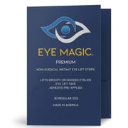 Eye Magic Instant Eye Lift Strips, s/m, 80 Count   Droopy & Hooded Eyelids, No Surgery, Hypoallergenic, Made in USA