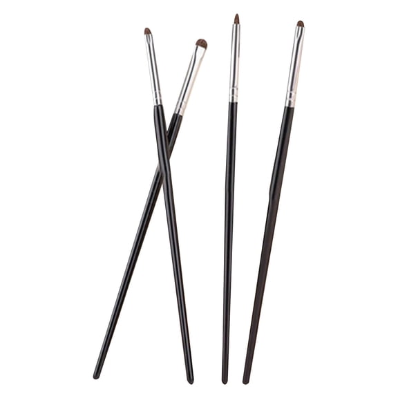 Eye Makeup Brush Set - 6 Soft and Non-Skin Binding Eye Shadow Tools for Effortless Application and Blending Experience 4PCS