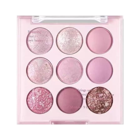 Eye Makeup Palette, Eyeshadow Makeup Palette, Ice Cream Pearl Matte Nine-color Eyeshadow Tray, Rose Tray Lying Silkworm Blush Oat Milk Tea Pureness Desire Eyeshadow