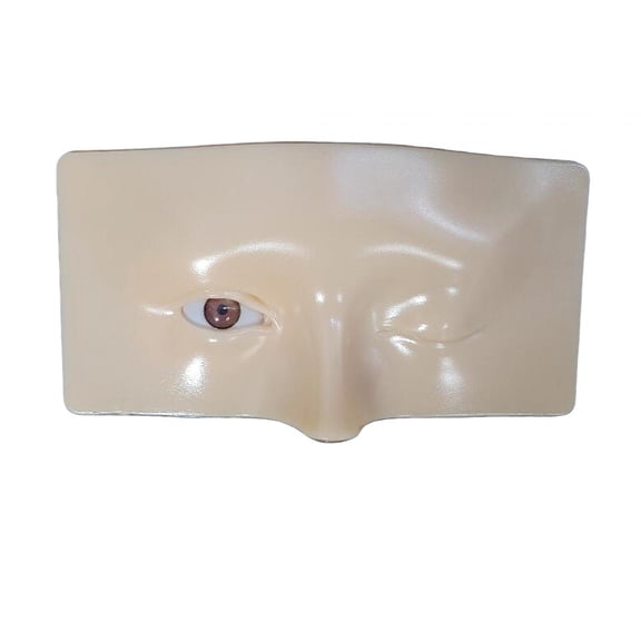 Eye Makeup Practice Face Makeup Mannequin Face Easy to Use Beauty Tool Durable Accessories Eye Makeup Face Practice Board for Cosmetologist brown