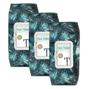 Eye Makeup Remover Wipes, Face Wipes with Tea Tree, 3 Pack (150 Count)