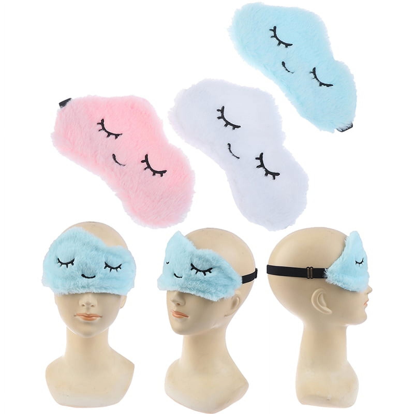 Eye Mask Blindfold Cartoon Eye Mask Eyelashes Sleep Shade Sleeping Aid ...