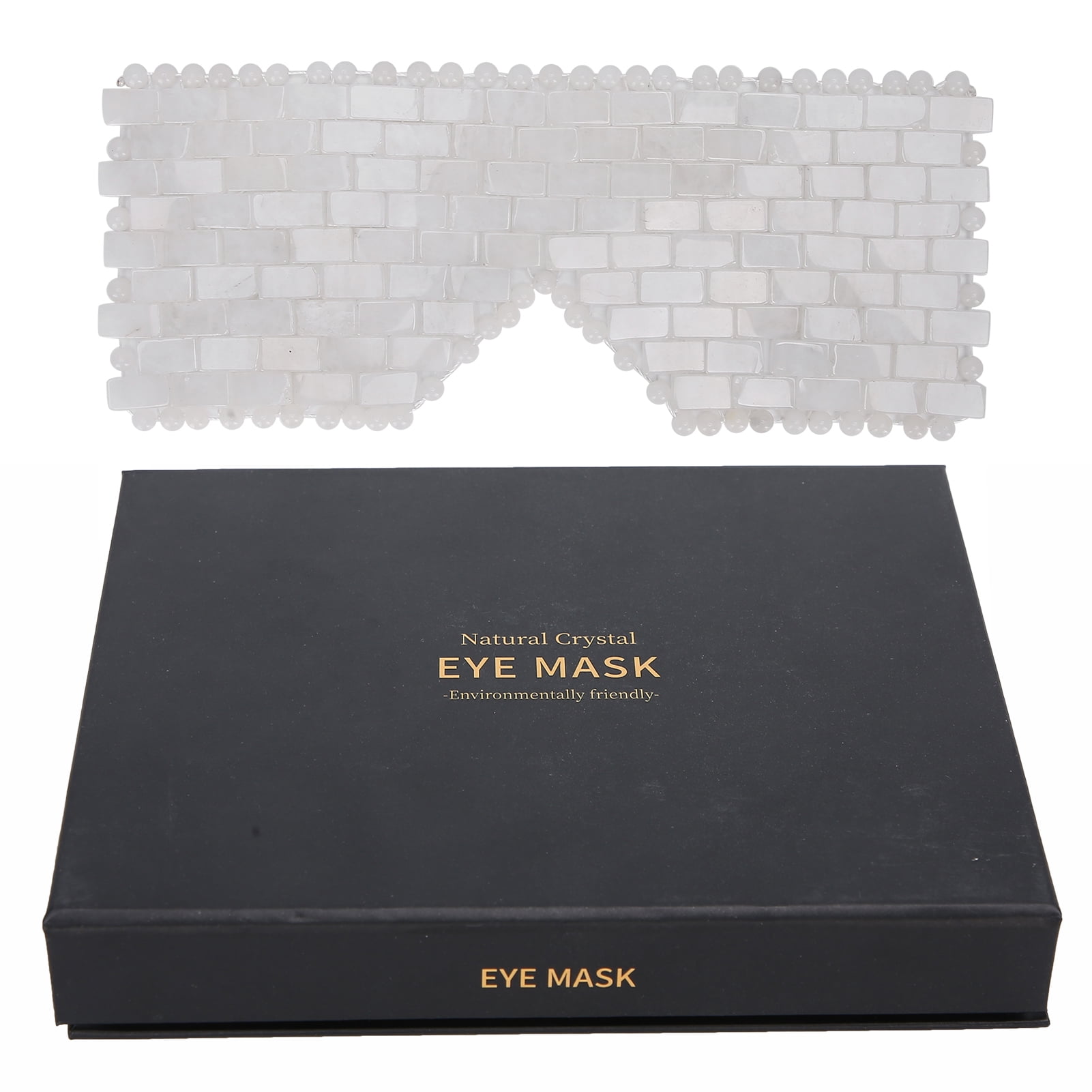 Eye Mask Face Massager Natural Jadestone Soothes Fatigue Reduce Sleeping Relax Care ToolXiuyan Jadestone