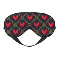 Eye Masks for Sleep Artistic Chicken Red Sleep Masks for Women Men