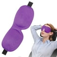 thumbnail image 1 of Eye Masks for Sleep, Complete Light Blocking 3D Sleeping Eye Mask, Sleep Masks for Women, 1Pcs Soft Breathable Eye Cover for Women Men, Travel Eye Cover Purple 9.06x3.54 In, 1 of 9