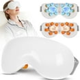 thumbnail image 1 of Eye Massager with Heat & Cooling for Migraines – 14 Massage Nodes for Eye Strain Relief, Rechargeable Bluetooth Music, Improve Sleep, Birthday & Holiday Gifts for Women and Men, 1 of 7