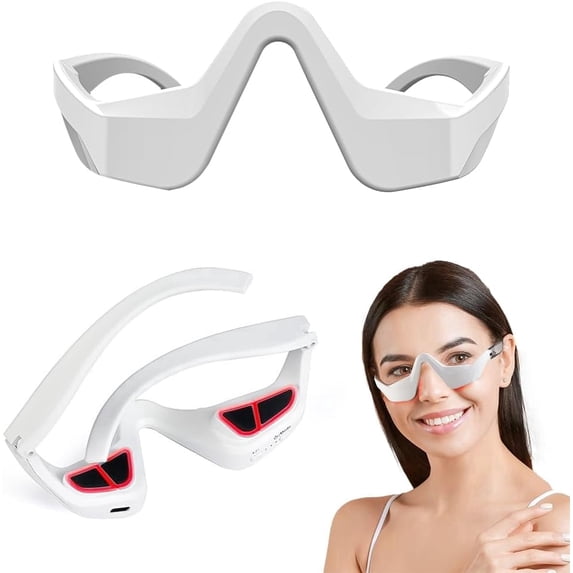 Morfone Eye Red Light Massager, LED Eye Red Light Device for Women and Man