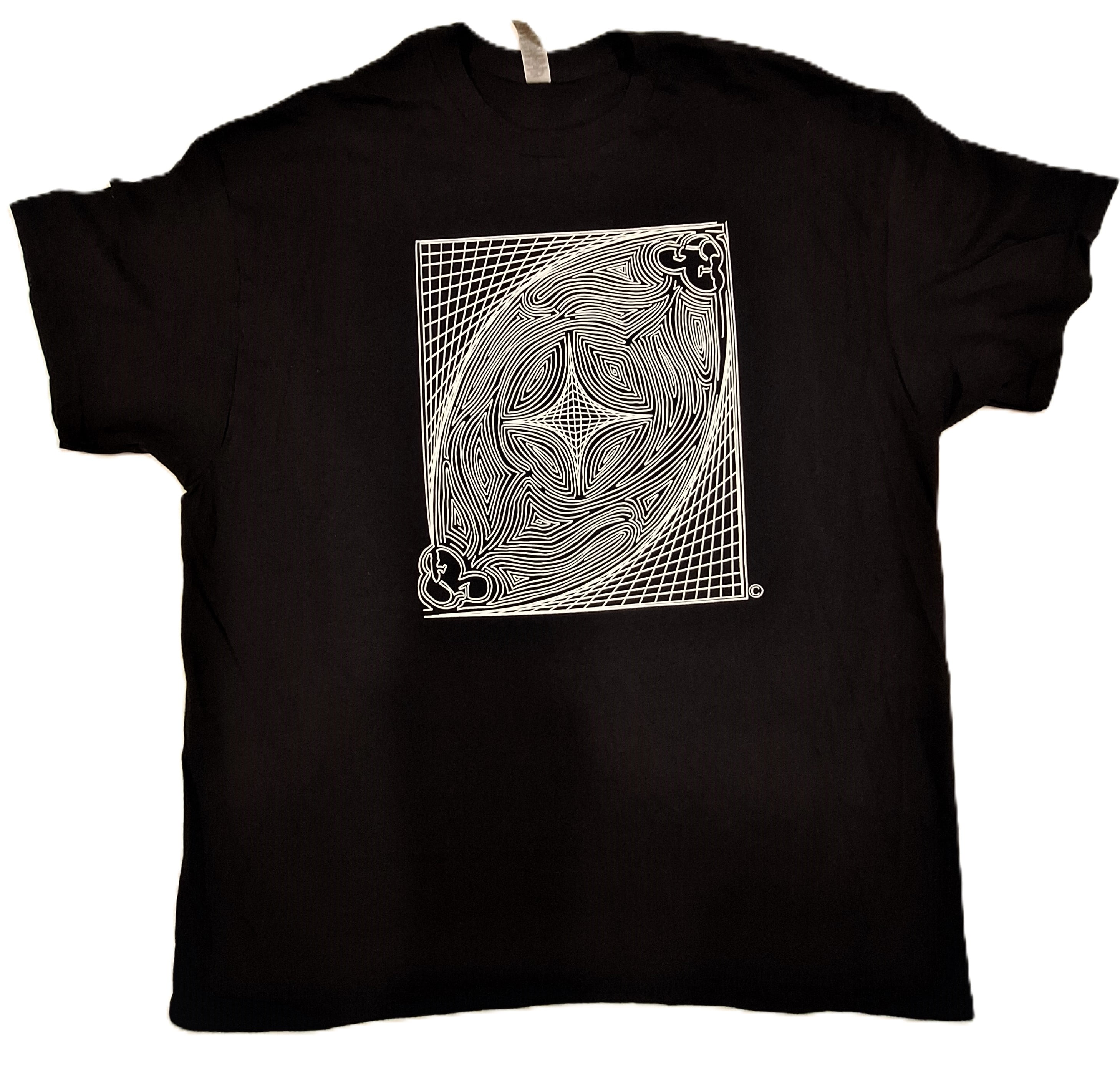 AMAZEN APPAREL Eye Maze Black T-Shirt XLarge