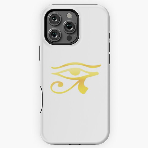 Eye Of Horus Golden Egyptian Symbol Phone Case for iPhone 16 15 14 13 12 11 Pro Max - Chic Phone