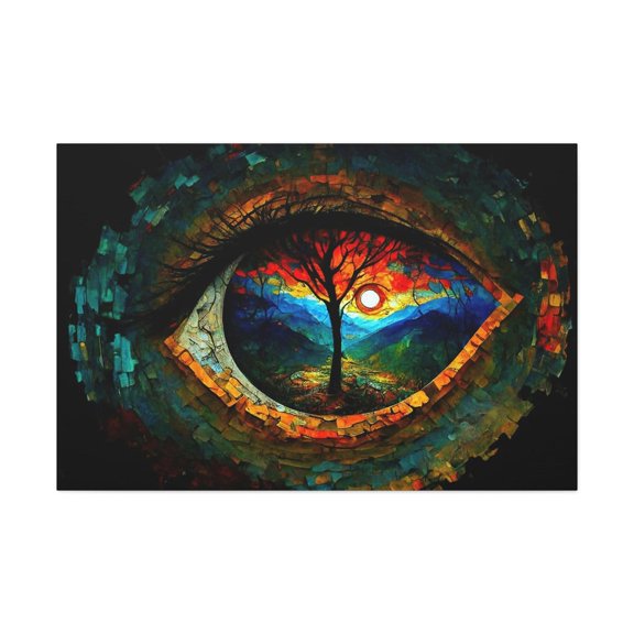 Eye Of Nature Expression Classic Accent Wall Decor Unframed Paper Print