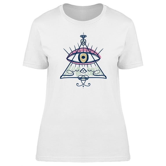 Eye Of Providence Symbol T-Shirt Women -Image by Shutterstock, Female Large