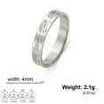 thumbnail image 1 of Eye Of Ra Ankh Cross Ring Stainless Steel Egypt Wedjat Eye Finger Rings Jewelry, 1 of 7