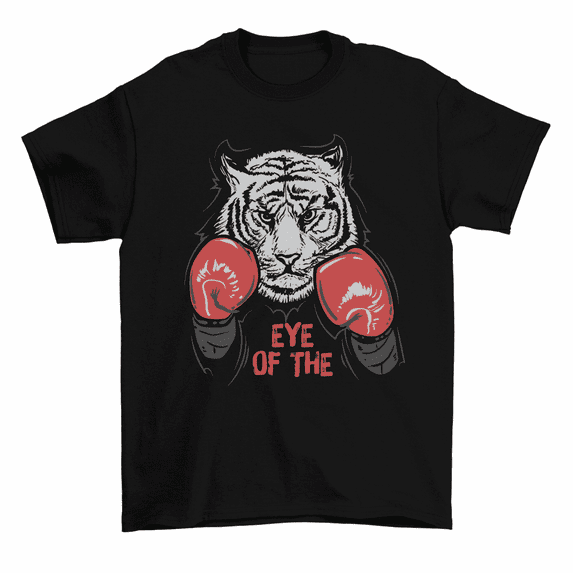 Eye Of The Tiger Boxing T-Shirt Boxer Tiger Cool Animal Tee Men Women