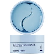 Korean Eye Patches, Terez & Honor Caffeine Eye Gel Patch, Under Eye Patches with Hyaluronic Acid