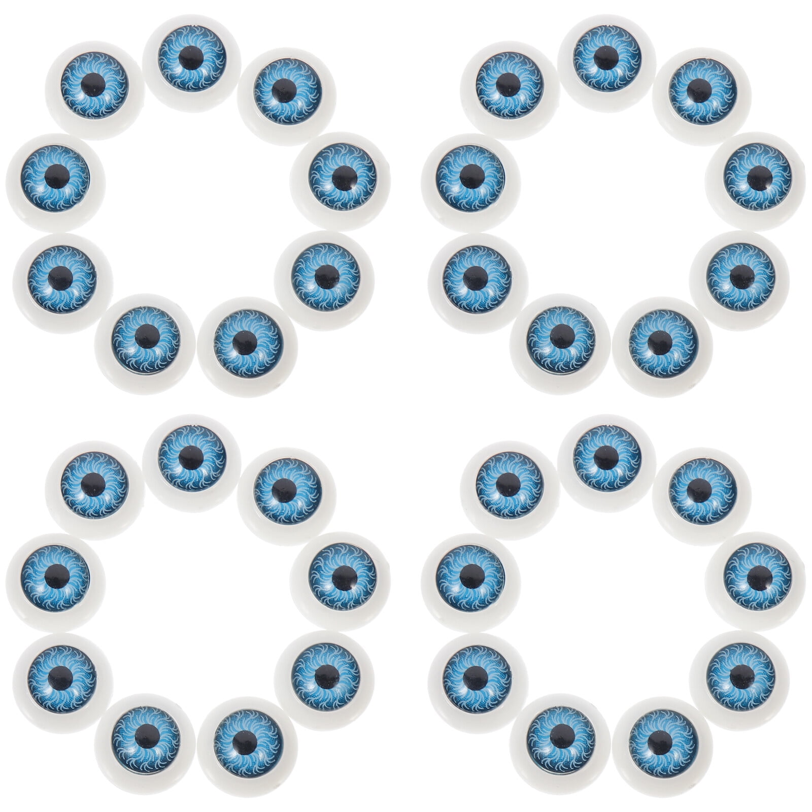 Eye Patches Plastic Eyes for Crafts Eyeball Decors Dolls Stuffed
