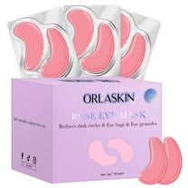 Under Eye Patches for Puffy Eyes and Dark Circles,24k Gold Eye Masks,Eye Gel Pads with Collagen & Hyaluronic Acid & Rose for Soothe Puffiness,Eye Bags and Wrinkles(Pink 30 Pairs)