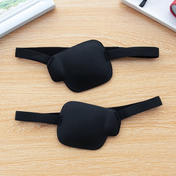 Eye Patches for Adults 2 Pcs, 3D Adjustable Left Right Cover Single Eye Patch