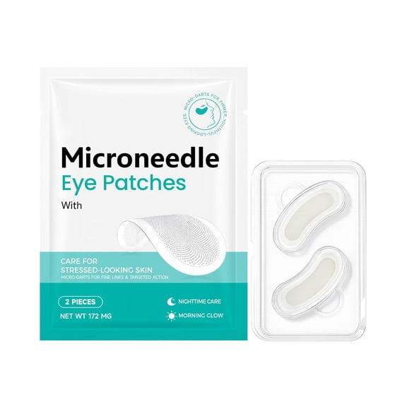 Under Eye Patches ,Smile Line Patches,Night Micro Needle Eye Patch, Deep Moisture Locking, Hydrating & Brightening Eye Treatment, Anti-Aging Eye Care For Night Use(MulticolorA)