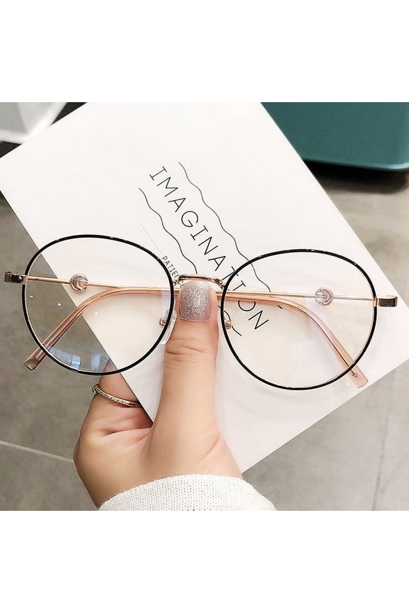 Eye Protection Fashion Glasses Anti Blue Light Filtering Moon Design for Vision and Personality Silver Rose Gold Black Gold Frame Colors