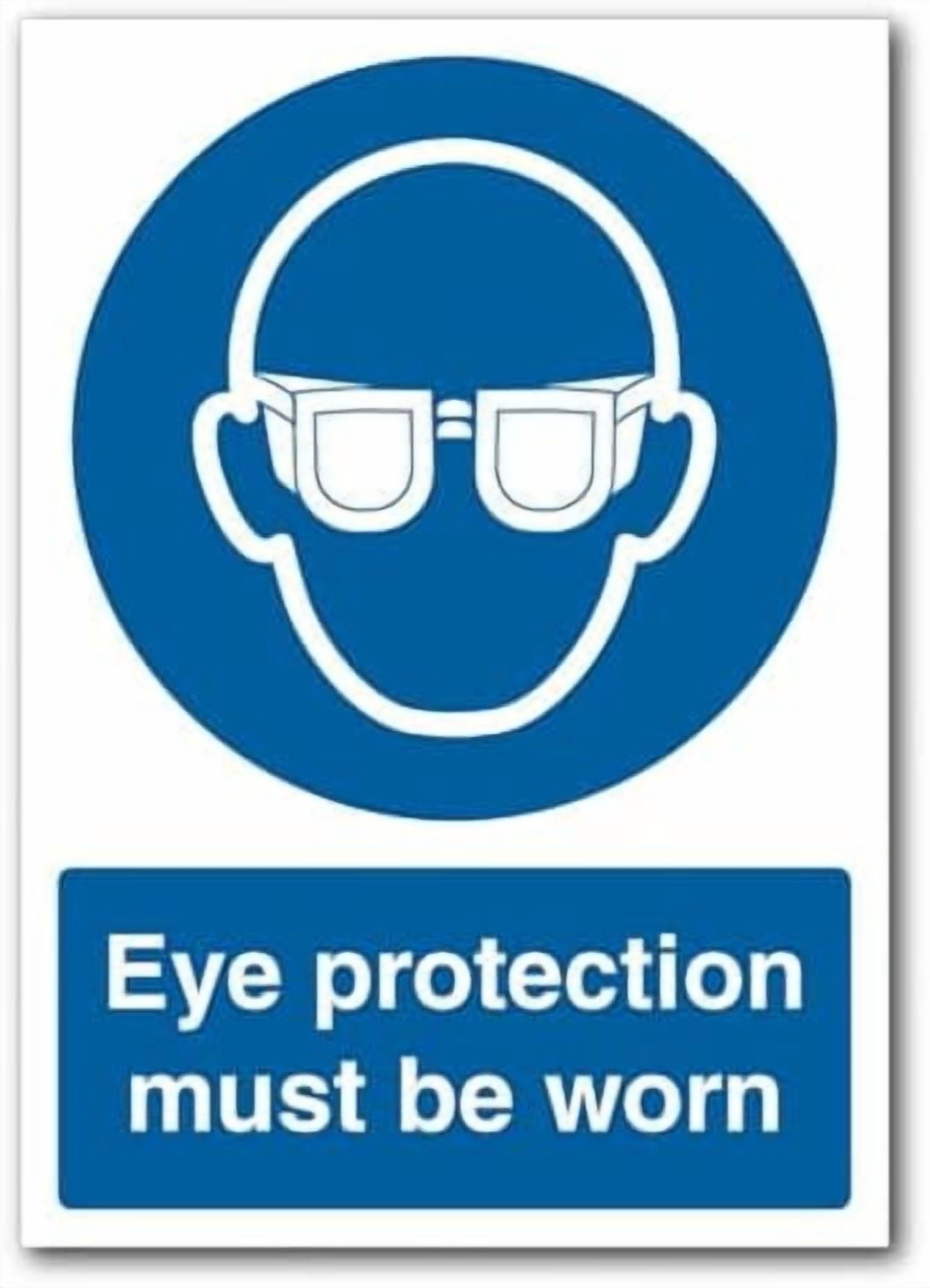 Eye Protection Must Be Worn Sign Personal Protective Equipment Signs ...