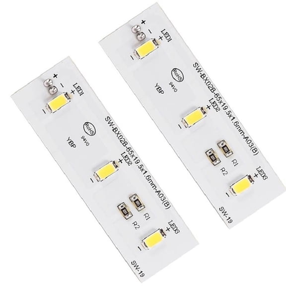 Eye Protective Energy Saving Freezer LED Light Unit Set for BX02B Household Refrigeration Unit Efficient Lighting 2pcs