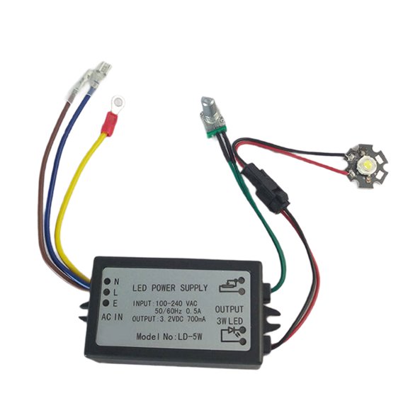 Eye Protective LED Light Source Constant Current 0.5W-5W Microscope Power Supply Light for Classroom Applications