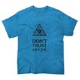 thumbnail image 1 of Eye Providence Dont Trust Illuminati Men's Graphic T Shirt Tees Brisco Brands 4X, 1 of 3