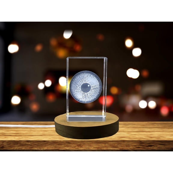 Eye Pupil 3D Engraved Crystal Gift