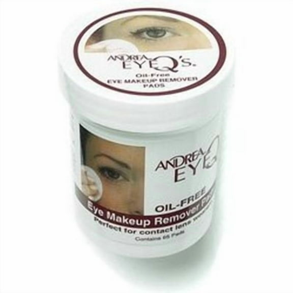 Eye Q's Eye Make-Up Remover Pads Oil-Free 65 Each