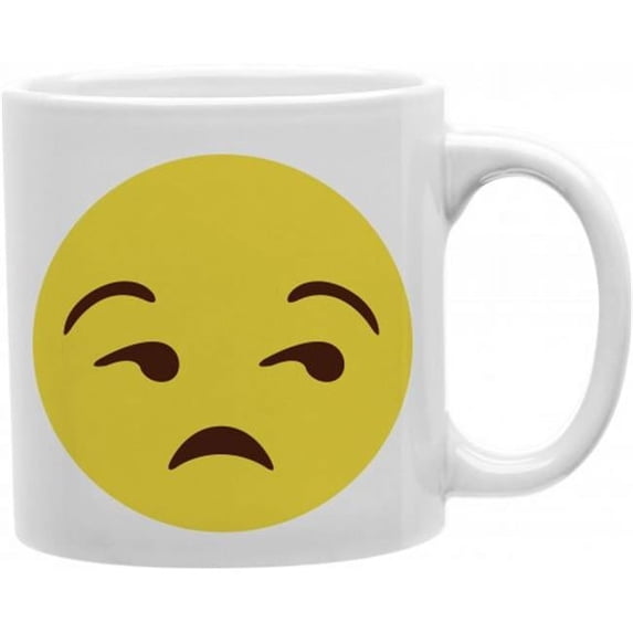 Eye Roll Emoji 11 oz Ceramic Coffee Mug