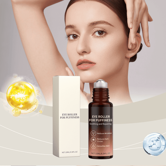 Eye Roller For Puffiness Removes Under-Eye Bags Puffiness Leaving The The Eyes Firmer And Smoother 10ml