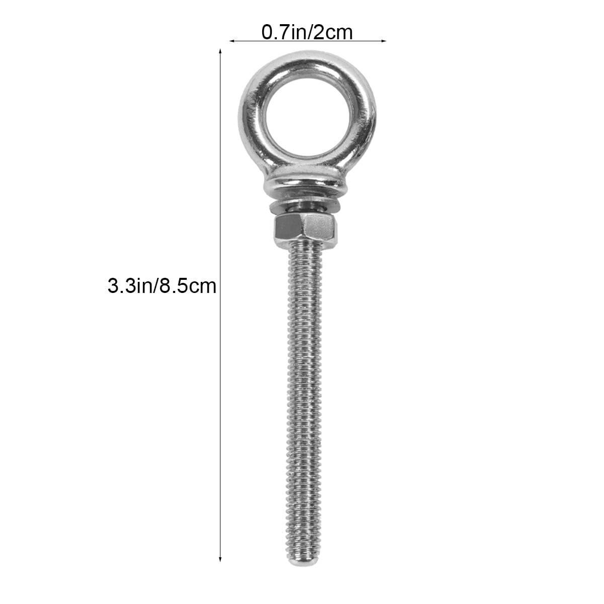 Eye Screw Screw Stainless Hook Bolt Boltssteel Hooks Nuts Ring Lifting