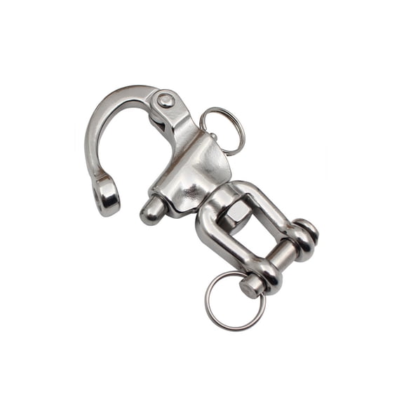 Eye Shackle Quick Release Bail Rigging Sailing Boat Marine Stainless Steel Clip 70 128mm