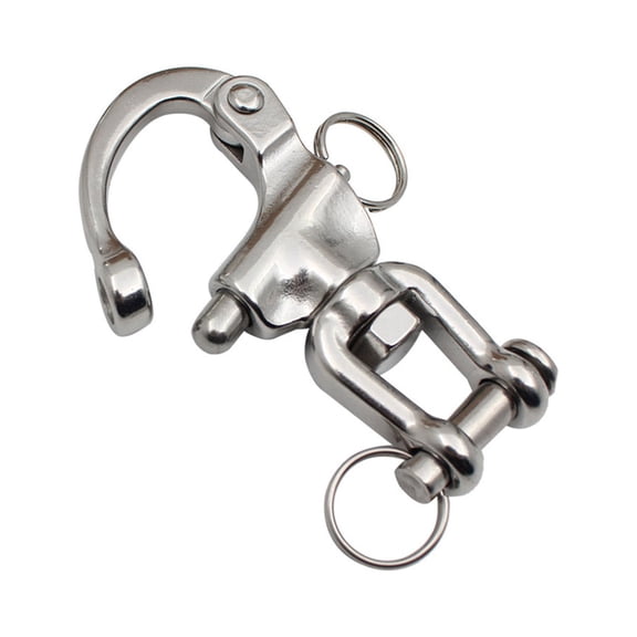 Eye Shackle Release Bail Rigging Sailing Boat Marine Stainless Steel Clip 70 128mm