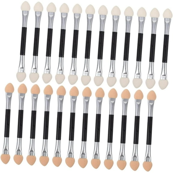 Eye Shadow Applicator Sticks 24pcsEye Shadow Stick Makeup Eyeshadow Eyebrow Brush Applicator Makeup Gadgets Eyeshadow Applicators Comestic Applicator Women Eye Brushes