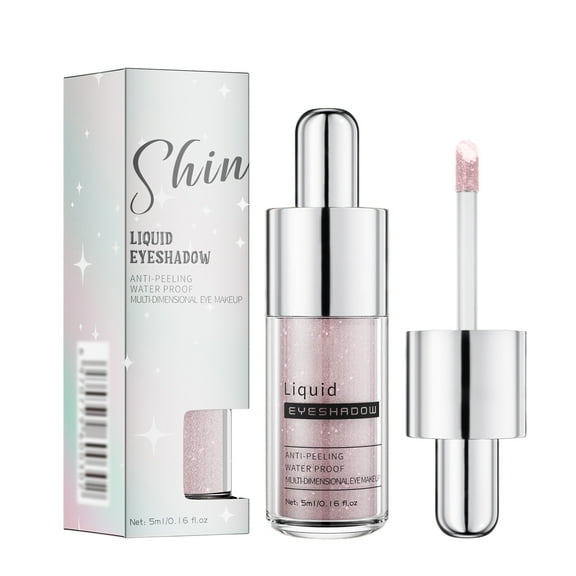 Eye Shadow Liquid, Waterproof Eye Shadow, Long-Lasting High Saturation Eye Makeup, Multi-Functional Eyeliner and Highlighter with Gentle Plant-Based formula for Sensitive Skin