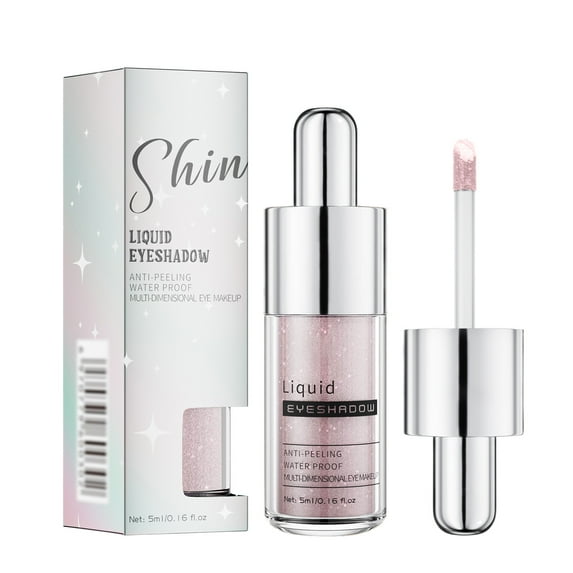 Eye Shadow Liquid, Waterproof Eye Shadow, Long-Lasting High Saturation Eye Makeup, Multi-Functional Eyeliner and Highlighter with Gentle Plant-Based formula for Sensitive Skin